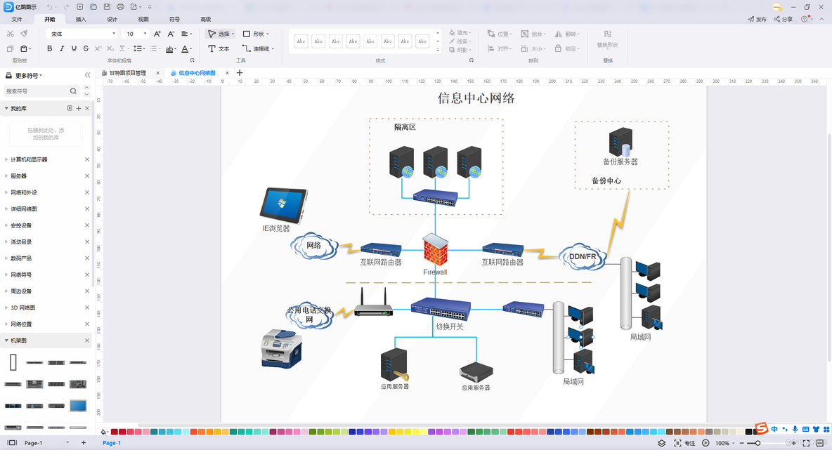 用visio画软件架构图 visio 软件架构图_商业_11