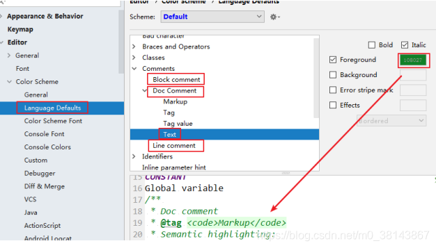 idea配置Java的路径 java idea配置_字体颜色_12