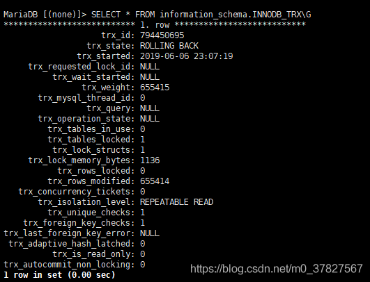 mysql现场Killed mysql killed状态_回滚_05