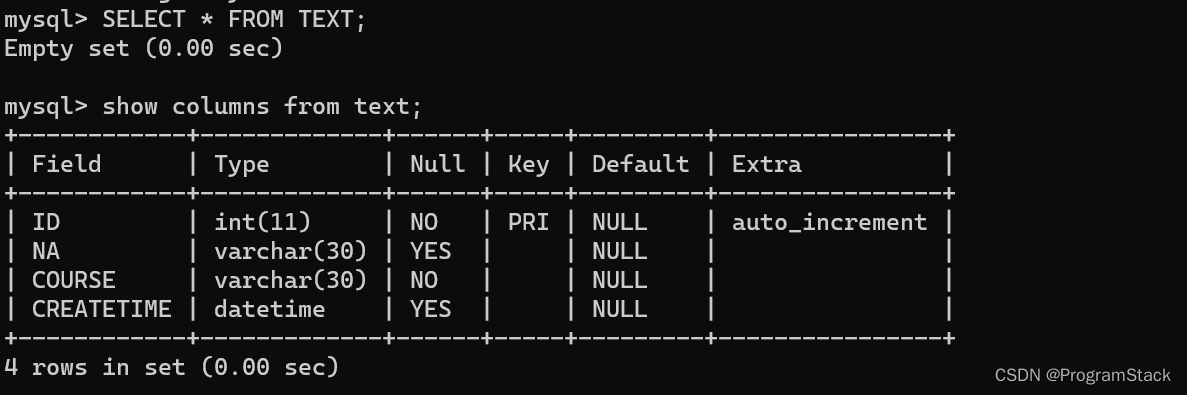 mysql 的values后面接对象数组 mysql values用法_学习_07