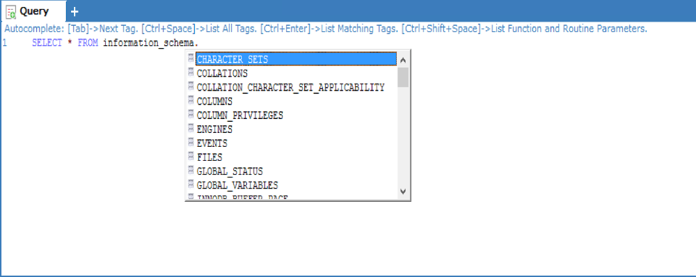 SQL 自动补全 java sqlyog自动补全设置_mysql