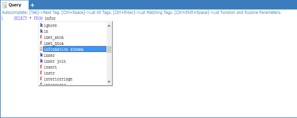 SQL 自动补全 java sqlyog自动补全设置_数据库_04