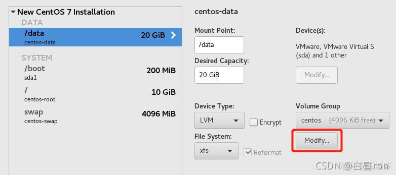 centos7安装pytorch Centos7安装分区_分区_08