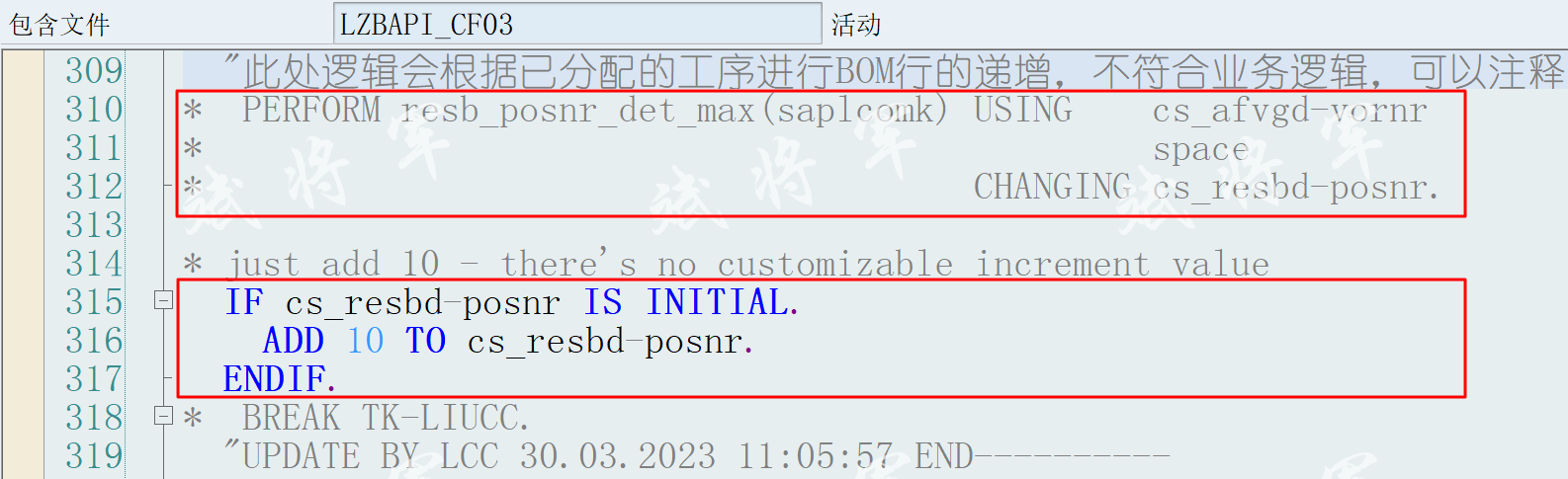 关于改造维护工单BAPI_ALM_ORDER_MAINTAIN用于生产订单组件批量修改_BAPI_16