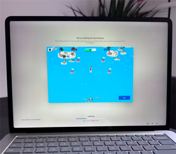 装机不再无聊了：Win11首次开机添加“冲浪”小游戏_地址栏_02