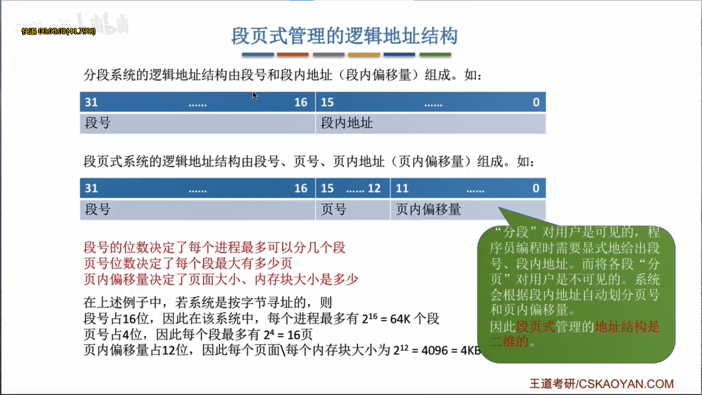 段式存储 系统架构师 段式存储管理的优缺点_页表项_05