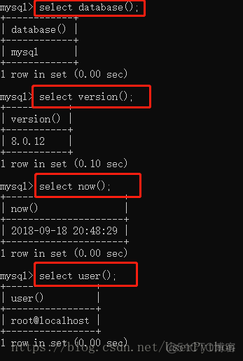 mysql uroot p命令 mysql use命令_数据库操作_04