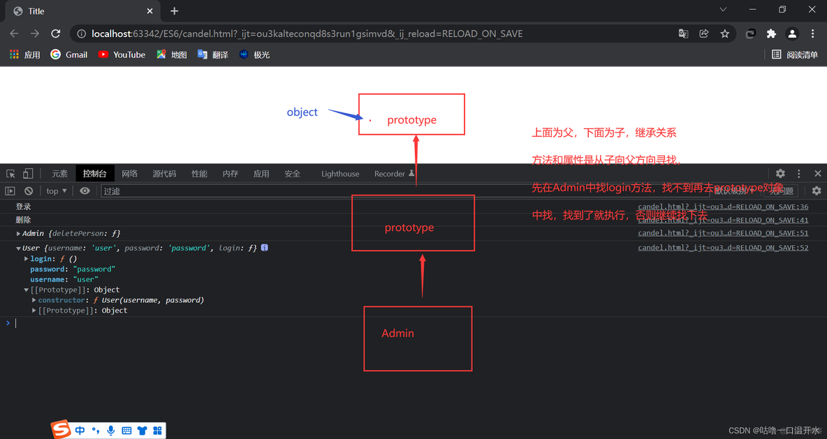 JavaScript原型可实现多态 javascript原型对象_html_09