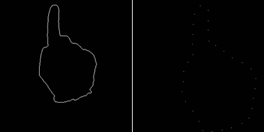 Python 动态手势识别系统hmm 手势识别opencv_傅里叶算子_10