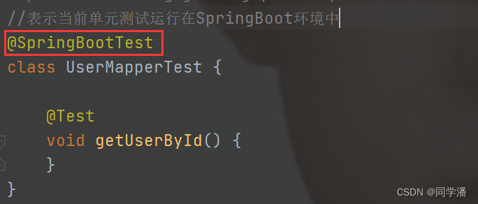 Spring boot配置测试 spring boot unit test_junit_07