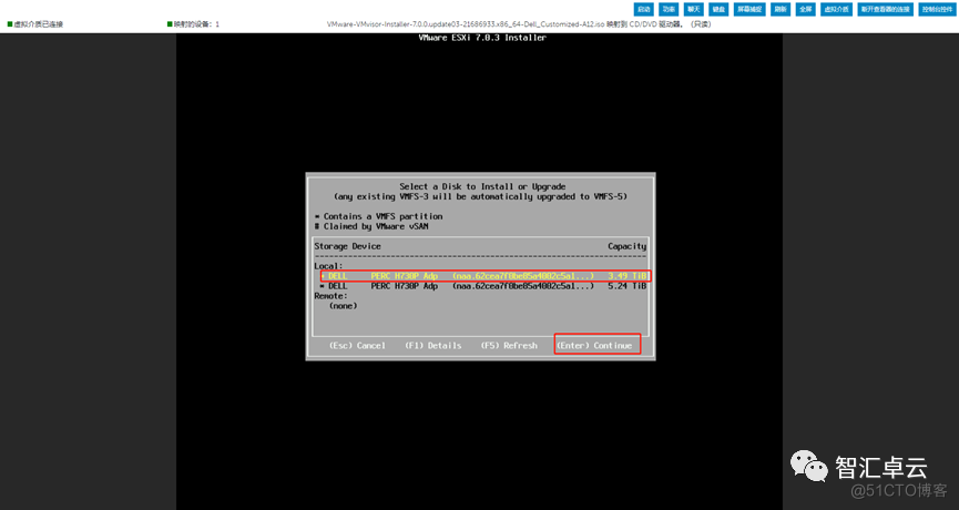 【VMware篇】7-通过ISO镜像升级VMware Esxi_选项卡_09