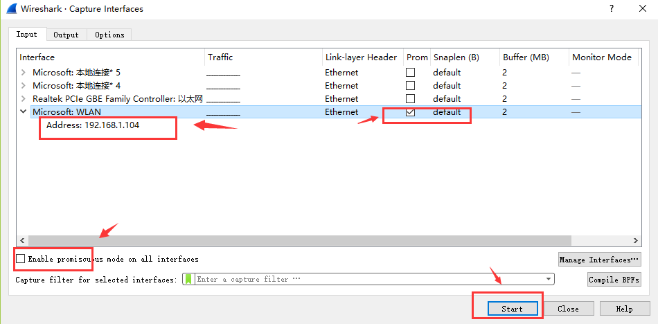 Wireshark​​抓包软件的过程与分析_抓包_02