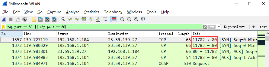 Wireshark​​抓包软件的过程与分析_数据_19