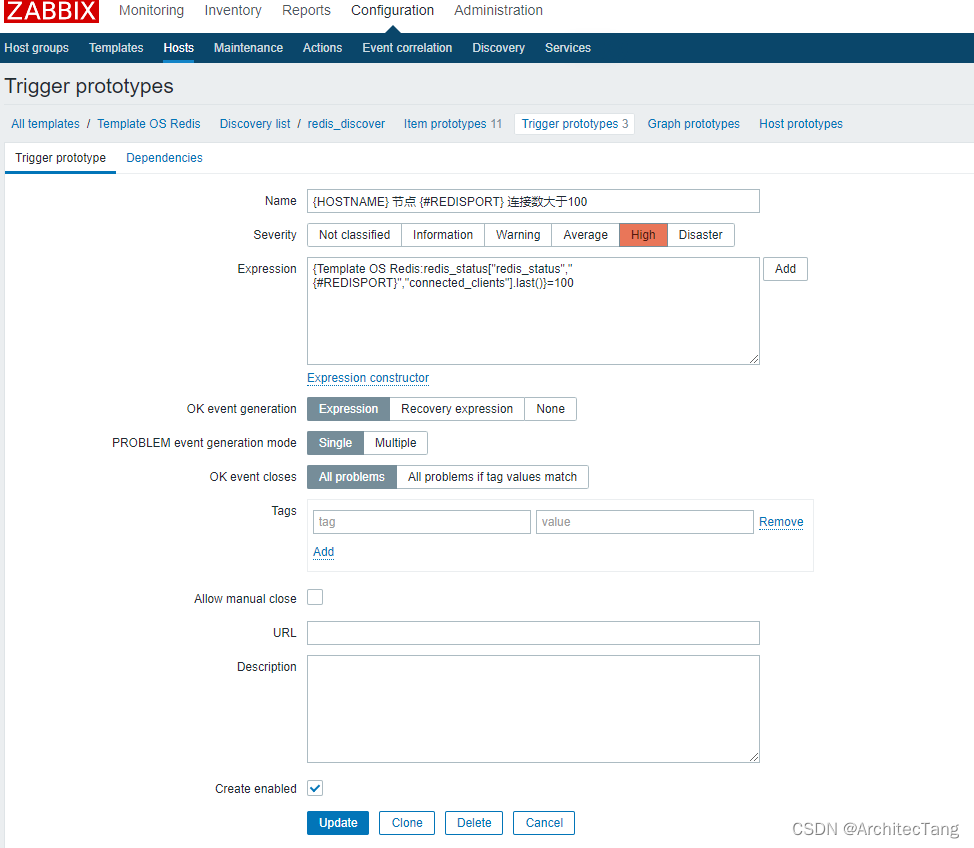 zabbix监控redis哨兵 zabbix监控redis集群_zabbix_06