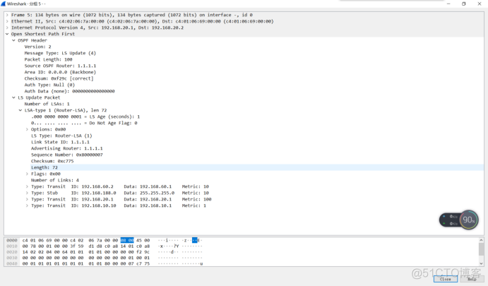 gns3 iosrouters 和iou device的区别 gns3配置ospf_OSPF_03