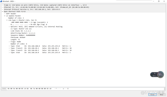 gns3 iosrouters 和iou device的区别 gns3配置ospf_链路_04