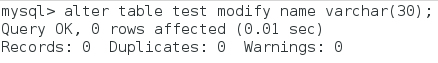 mysql 更改表数据可用空间 mysql修改数据表_表名_05