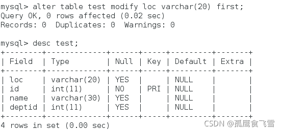 mysql 更改表数据可用空间 mysql修改数据表_字段名_11