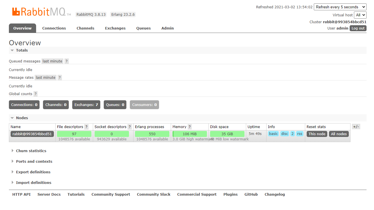 java连接rabbitmq 创建用户密码 rabbitmq默认用户名密码_web端_02