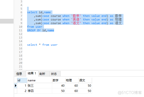 mysql行转动态列 mysql动态行列转换_行转列_03