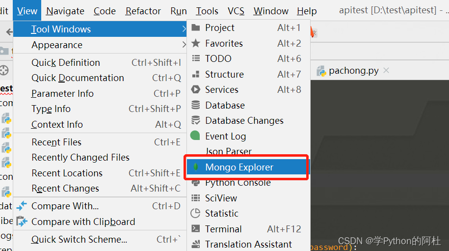 pycharm debug数据可视化 pycharm可视化插件_ide_02