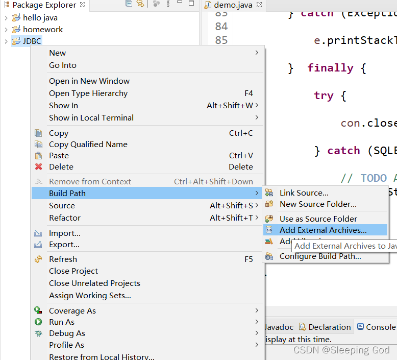 Java中 pgsql的驱动包 sqlserver的jdbc驱动包_eclipse_15