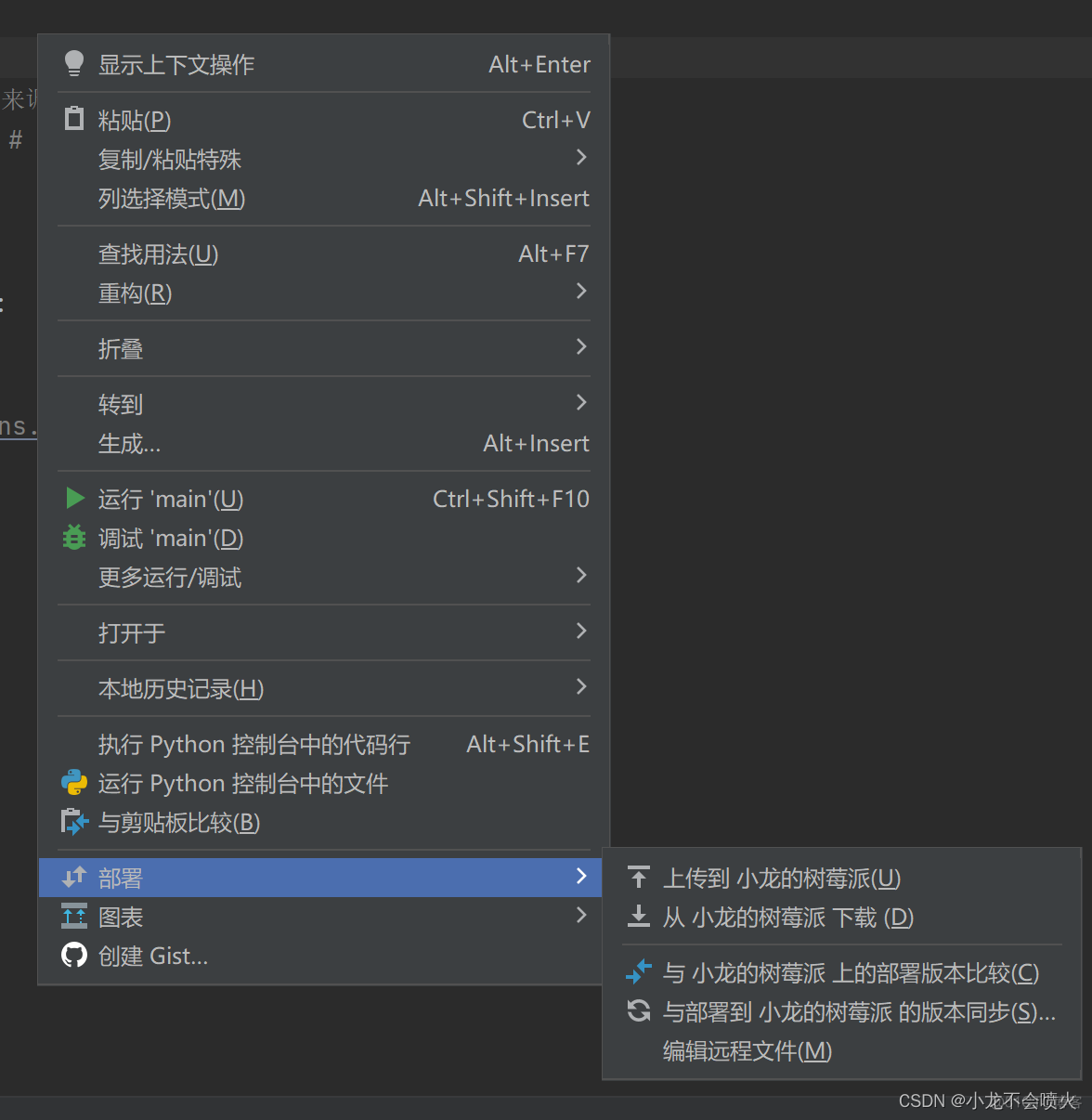 python pwm 树莓派 异常 pycharm 树莓派_部署项目_09