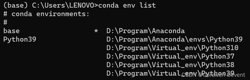 conda base环境中如何更换python版本 conda更改默认环境_python_06