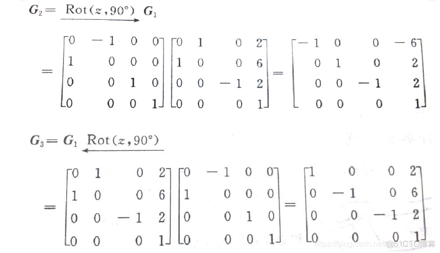 python 齐次变换矩阵 齐次变换矩阵过程运算_坐标转换_10