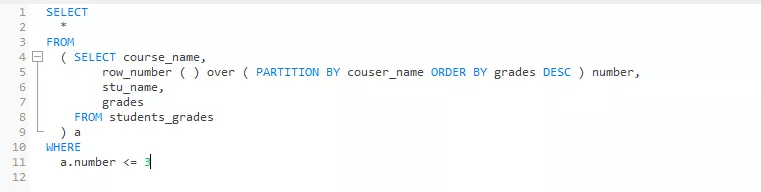 sql server ROW_NUMBER开窗函数 sql中开窗函数_sql_02