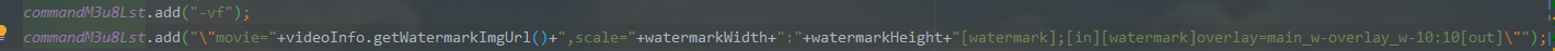 java ffmpeg视频加图片水印 ffmpeg添加视频水印_ide_02