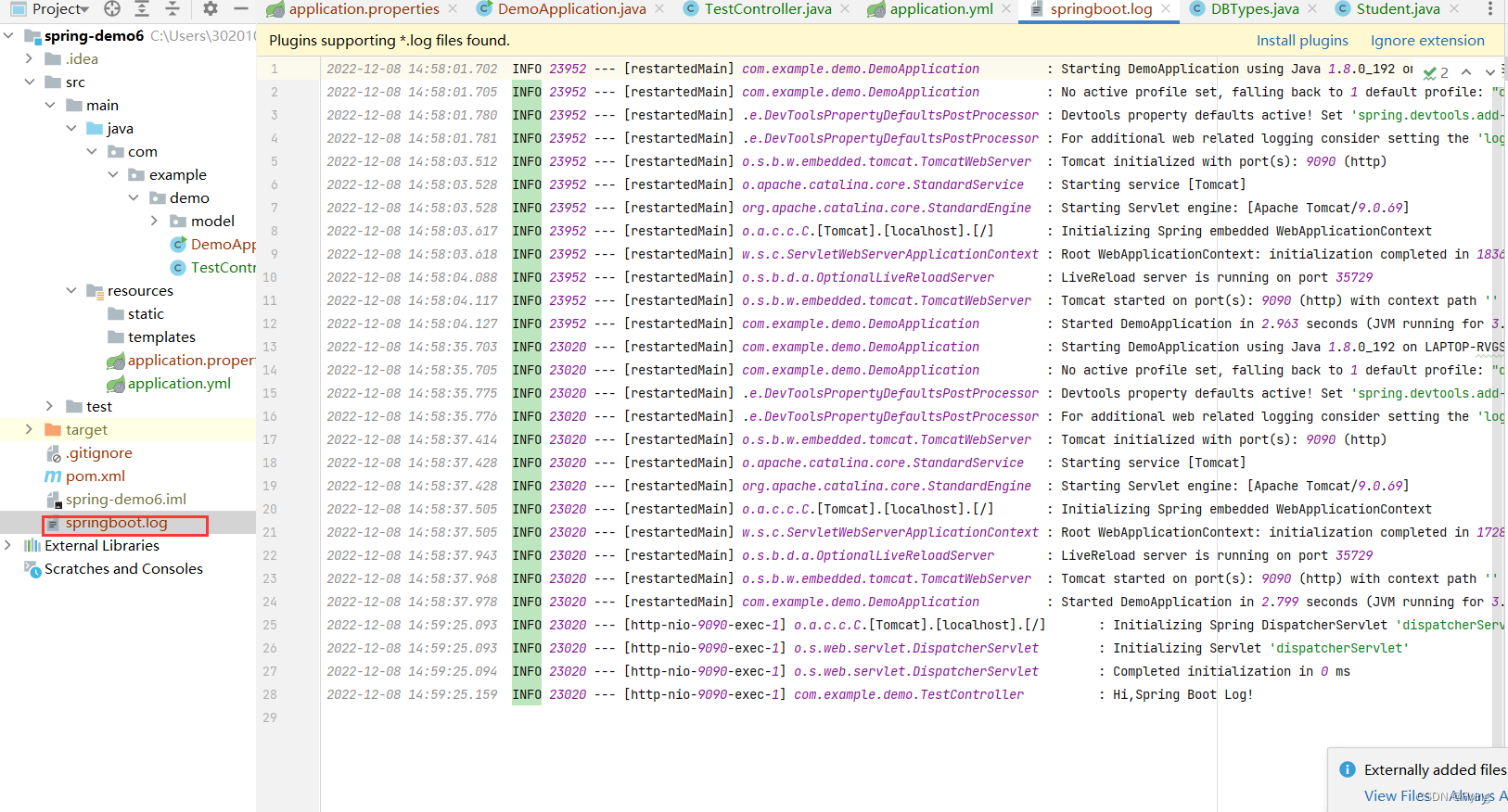 spring boot 日志保存位置 springboot 日志文件_日志文件_05