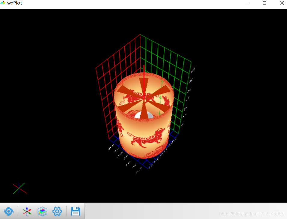 python GridSpec 画蜡烛图 如何用python画灯笼_numpy_02