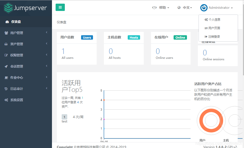 jumpserver 安装教程 docker jumpserver介绍_堡垒机_03