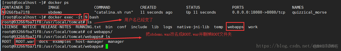 springboot项目的Dockerfile springboot war 部署docker 中tomcat_centos7_05