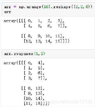 python ndarray行转列 python ndarray转换为array_字符串_04