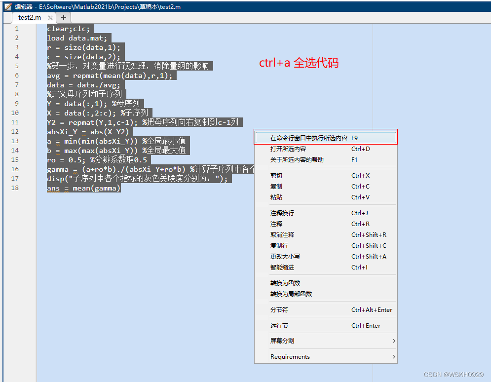 Python实现 灰色关联分析 灰色关联度分析matlab代码_matlab_17