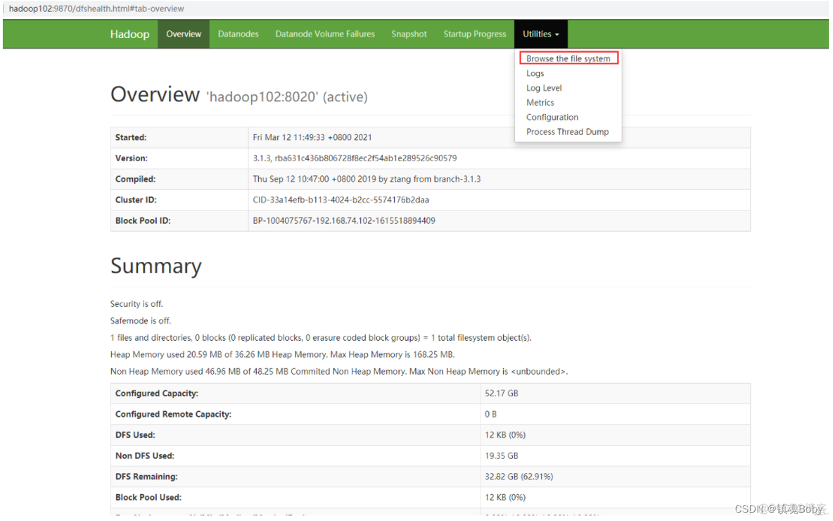 在HadoopMaster中配置主机名 hadoop secondarynamenode配置_hadoop_17