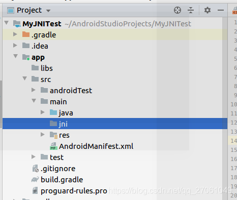 android  studio 编译 jni 库并被调用（1）_android_11