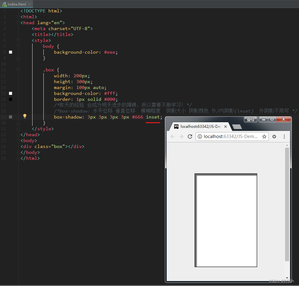 CSS3属性详解（一）文本  盒模型中的 box-ssize 属性  处理兼容性问题：私有前缀  边框  背景属性  渐变_盒模型_07