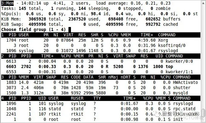 top 命令 android top 命令 cpu_字段_09