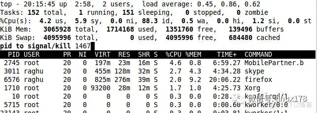top 命令 android top 命令 cpu_字段_25
