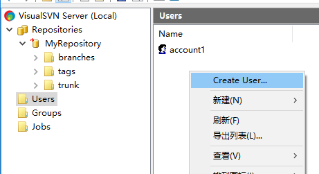 svn创建java项目版本库 svn建立版本库_用户组_12