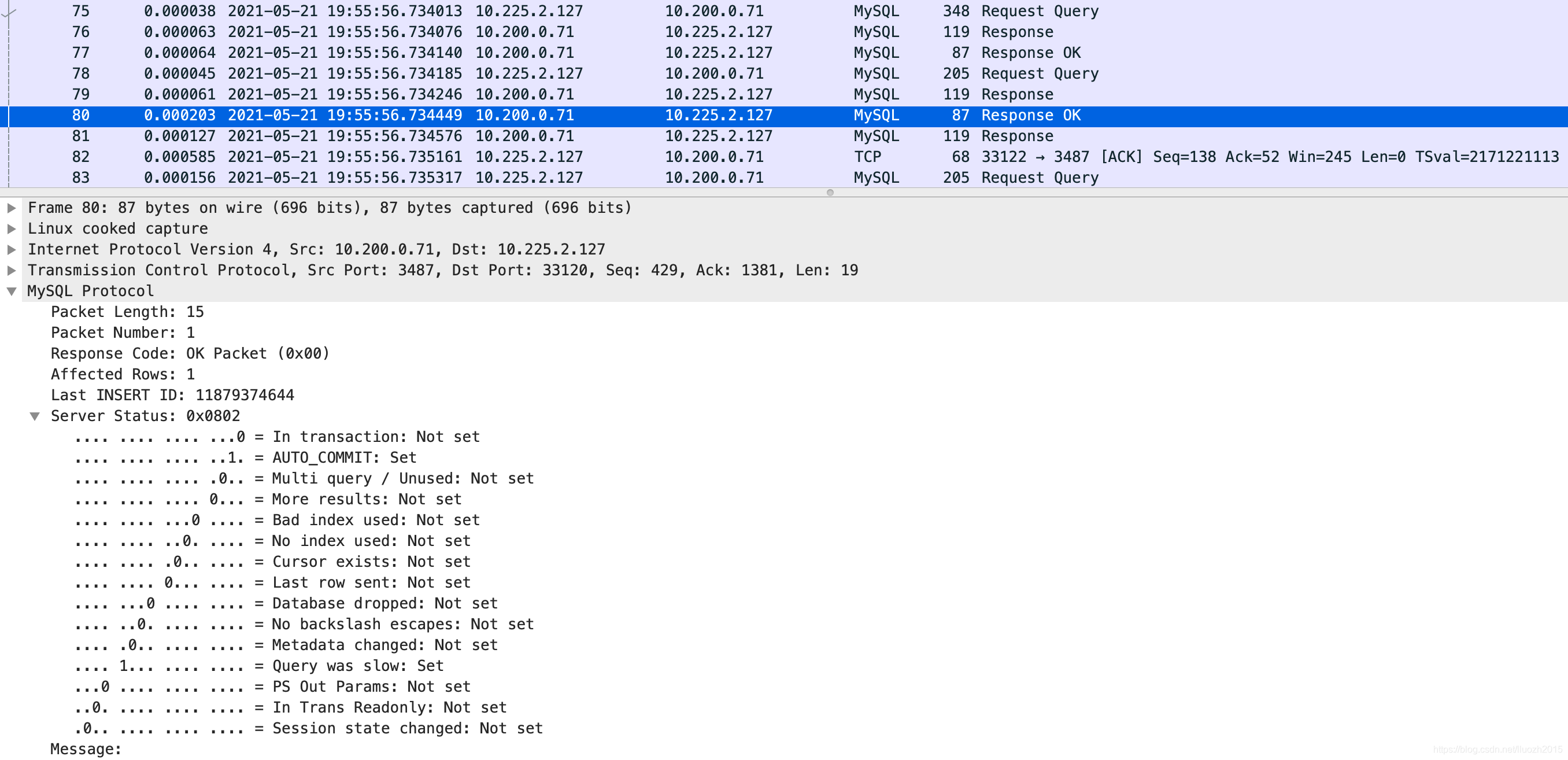 mysql tcp协议包 mysql 网络协议_wireshark_06