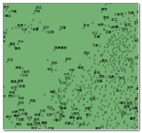 java gis抽稀方法 arcgis点抽稀工具_图例