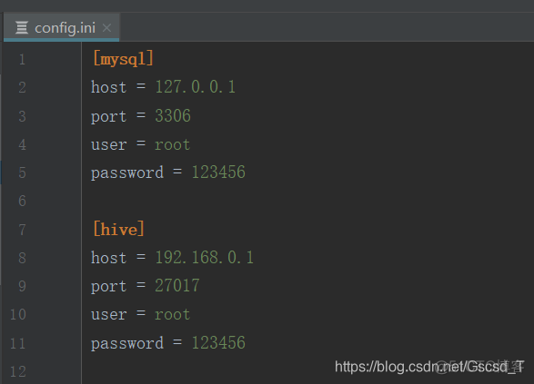 python configparser 空格 python configparser用法_hive