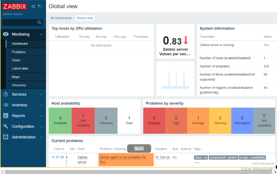 docker部署vite docker部署zabbix6.0_zabbix