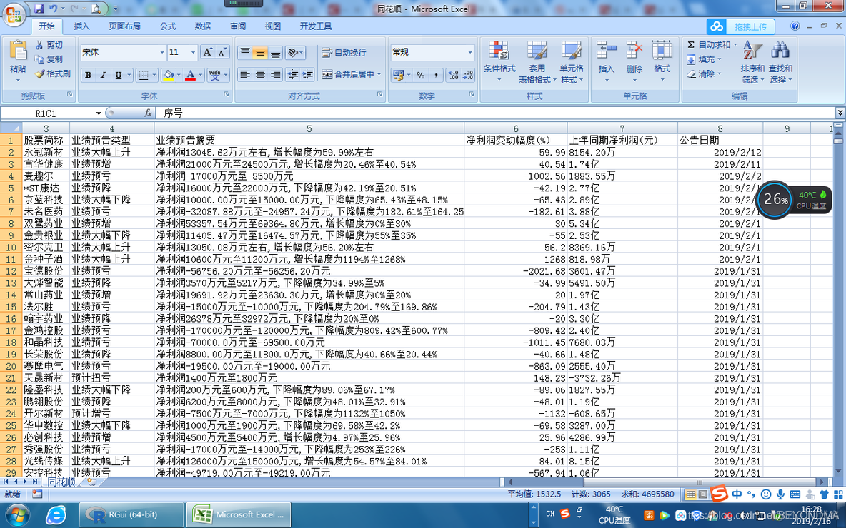 R语言爬虫的书 r语言爬取股票数据_数据_02