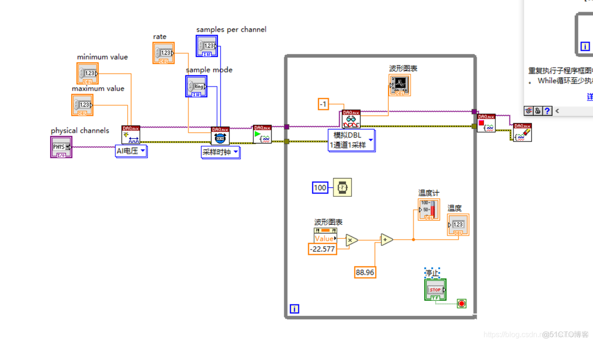 ni数据采集卡 python ni数据采集卡与labview_框图