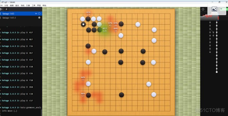 配置AI围棋：Sabaki+Katago 支持复盘99围棋和野狐围棋_人工智能_11